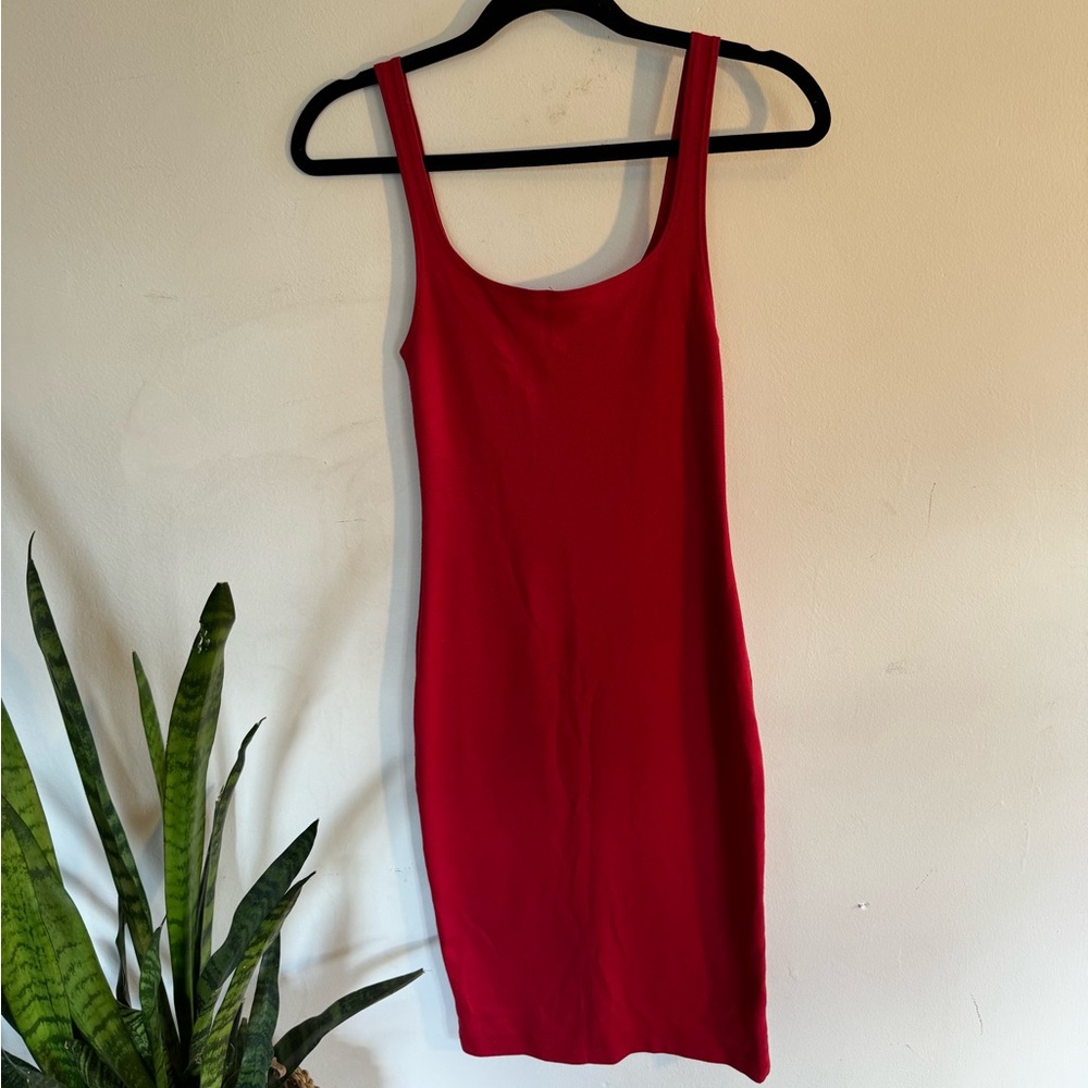 Red Zara Bodycon Dress